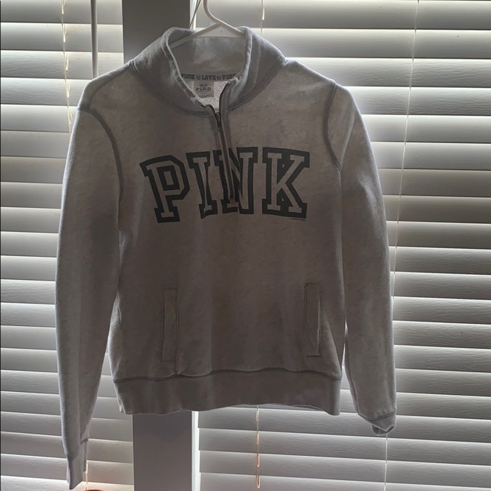 PINK Quarter zip Sweatshirt